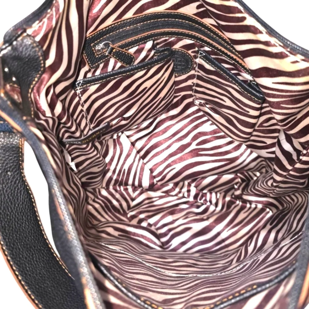 Dana Buchman Large Black Hobo Style Bag